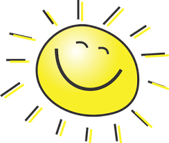 Eine lächelnde Sonne